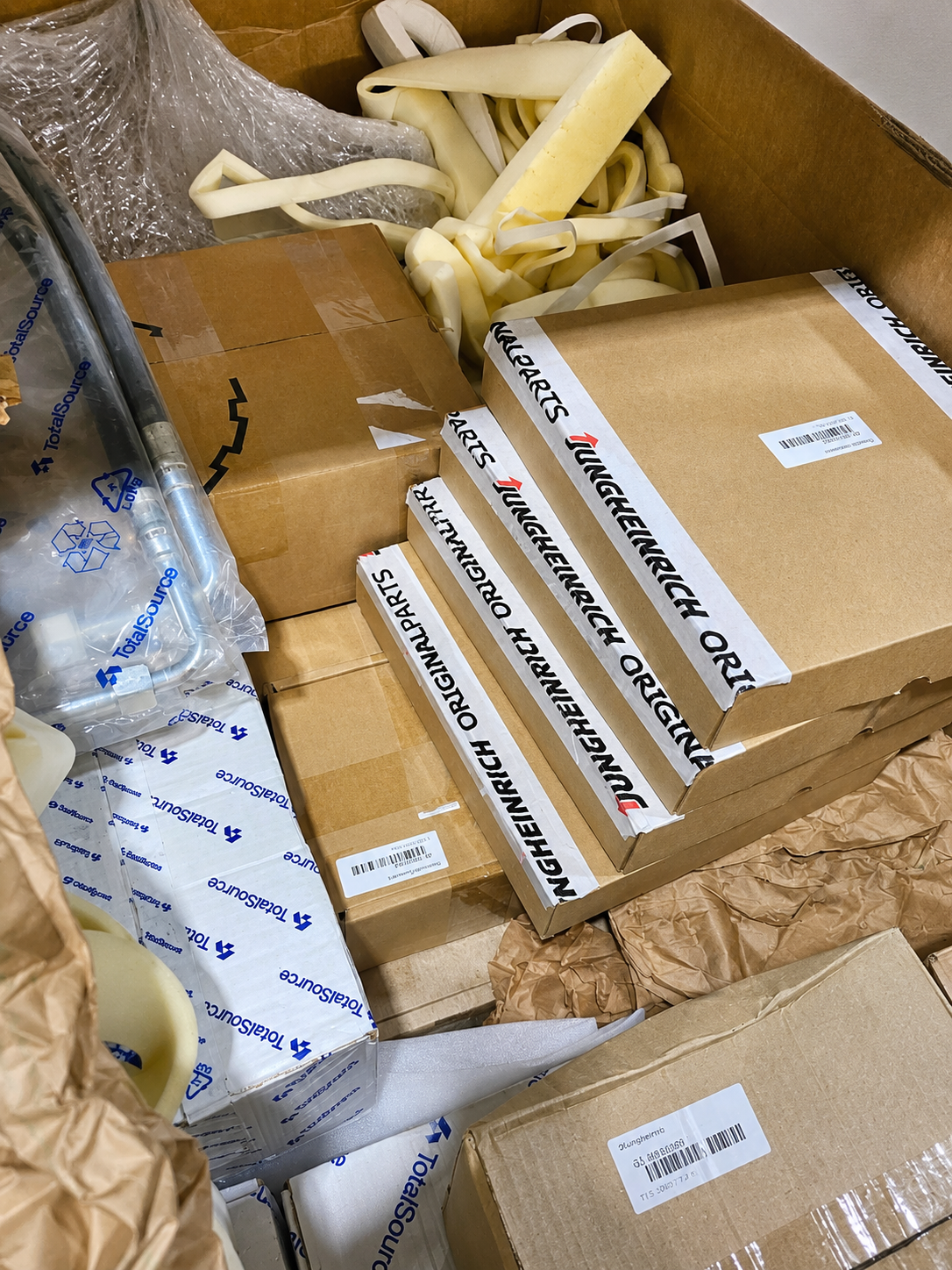 Оригинальные запчасти Jungheinrich Original Parts и TotalSource в поставке MixCar