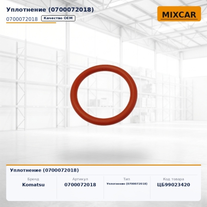 Уплотнение (0700072018)