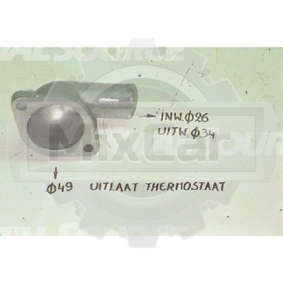 Крышка корпуса термостата Isuzu 4JB1 (9-13713-064-1)