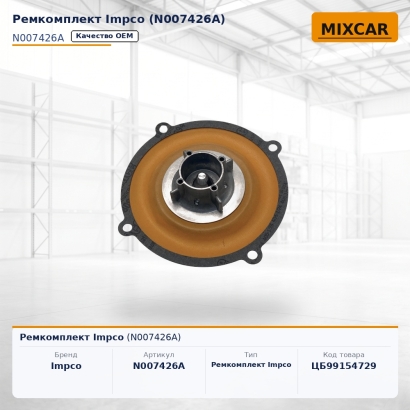 Ремкомплект Impco (N007426A)