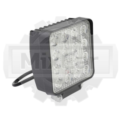 Фара светодиодная универсальная (16pcs*2W / 10-30V / 36W DC) (квадратная)