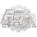 Ремкомплект двигателя YTO LR4B3 / LR4108 / LR4105
