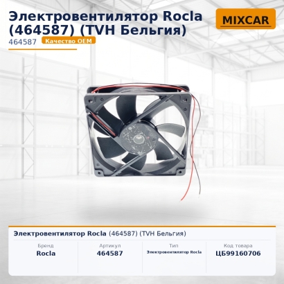 Электровентилятор Rocla (464587)