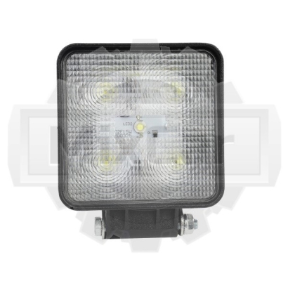 Фара светодиодная универсальная (квадратная) (5*3W / 15W) 10-30V DC