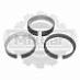Кольца поршневые Isuzu 6BG1QC (3-ring) (3*2.5*4) (Brand "RIK")