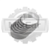 Вкладыши шатунные Mitsubishi S4L / S4L2 (0.5)