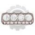 Прокладка ГБЦ Komatsu 4D98E / Yanmar 4TNE98 (асбест) (толщина 2 мм)