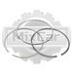 Кольца поршневые Hyundai D4BB (2*2*3) (D=91.1) (XKBH-00499) (1 цилиндр)