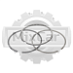 Кольца поршневые двигателя Komatsu 3D88E (YM12900522950) (1 цилиндр)