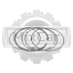 Кольца поршневые Nissan K15 (std) (75,5mm 1,5*1,5*2,8) (на 1 цилиндр)