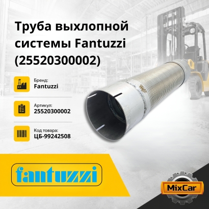Труба выхлопной системы Fantuzzi (25520300002)