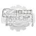 Ремкомплект двигателя Isuzu 4HK1 (5-87816-028-1)