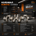 Коленвал Kubota V3300DI (1C050-23010)