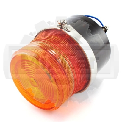 Маячок проблесковый DC12V-80V (красный) (с гудением)