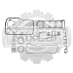 Ремкомплект двигателя Isuzu 4HK1 (5-87816-028-1) (металл)