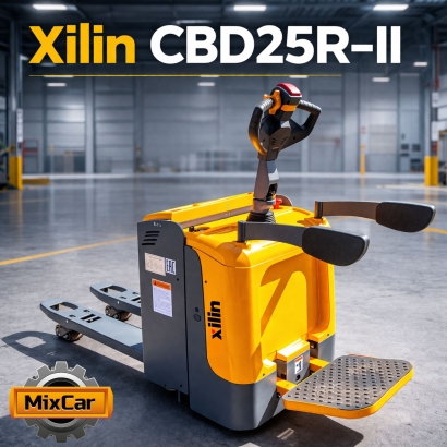 Тележка самоходная с откидной платформой Mixcar (Xilin) CBD25R-II (2,5T / 202mm / Li 150Ah / 24V)