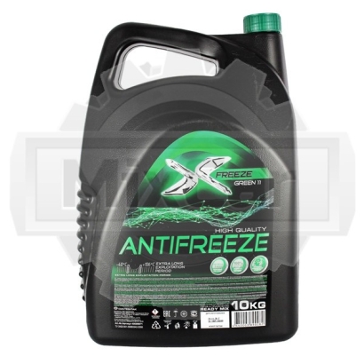 Антифриз X-FREEZE Green готовый -40C (зеленый 10kг) (430206071)