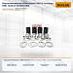 Поршнекомплект Mitsubishi S4S-II (кольца RIK) (32A1710100) KBZ