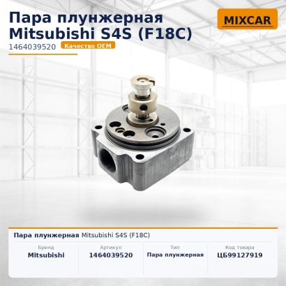 Пара плунжерная Mitsubishi S4S (F18C)