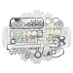 Ремкомплект двигателя Isuzu 6BG1 (асб) (1-87810-404-1)