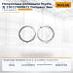 Полукольца коленвала Toyota 2J 110117600671 Толщина 3mm
