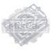 Прокладка гидроклапана АКПП Hyundai 15D-7E (XKCF-00400)