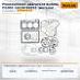 Ремкомплект двигателя Kubota D1005 16236-99352 (металл)