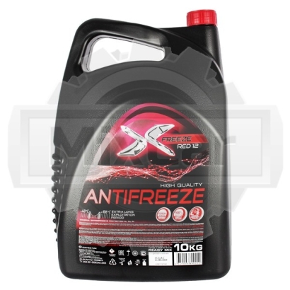 Антифриз X-FREEZE Red готовый -40C (красный 10kг) (430206075)