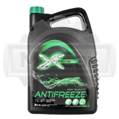 Антифриз X-FREEZE Green готовый -40C (зеленый 5kг)